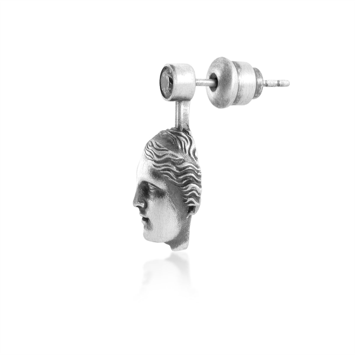 Venus Crystal Split Portrait Earrings