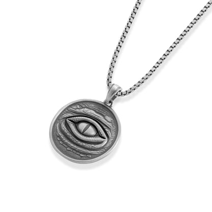 Eye of Horus Temple Medallion Necklace