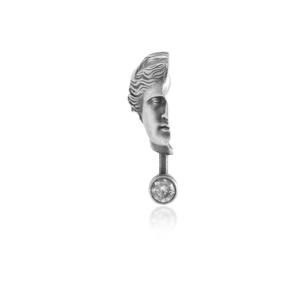 Venus Crystal Split Portrait Earrings
