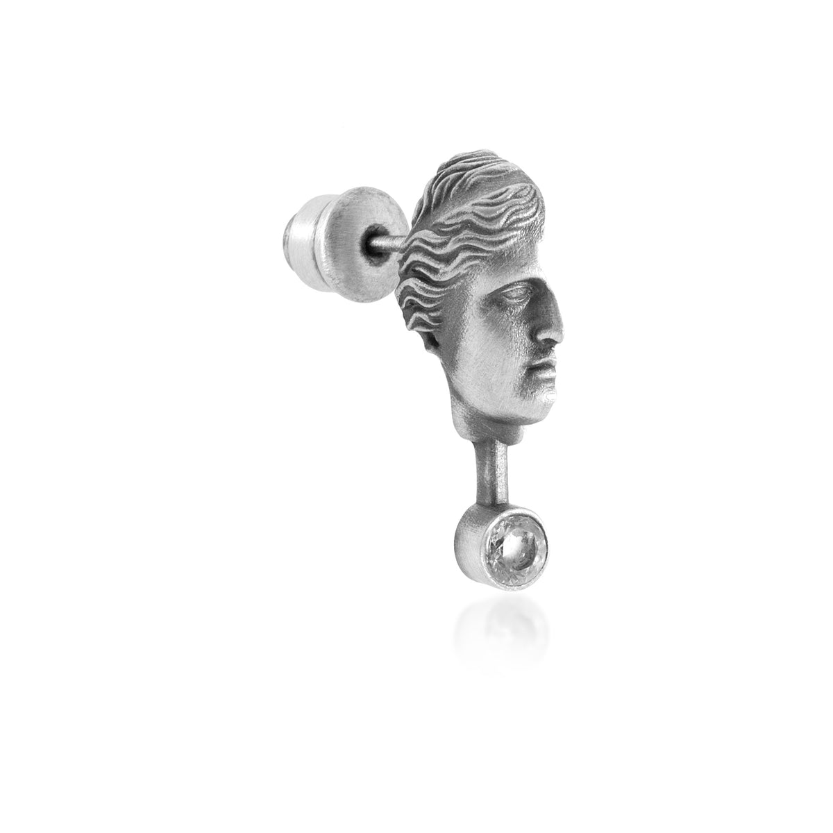 Venus Crystal Split Portrait Earrings