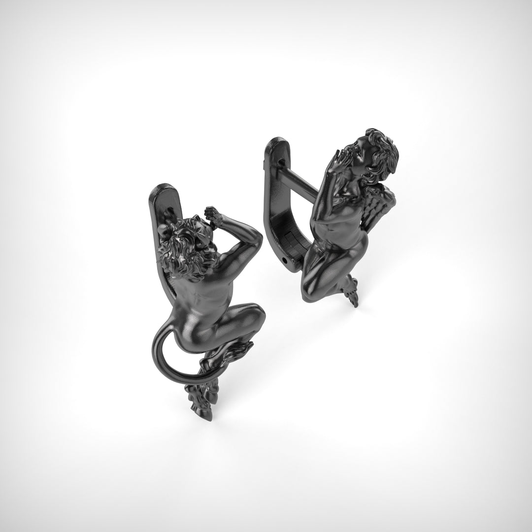 Angel and Devil Whispering Earrings