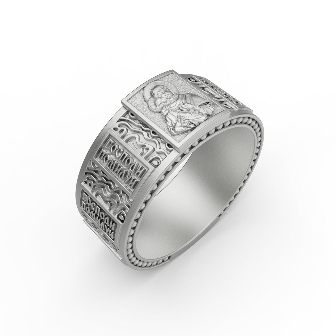 Saint Archangel Band Ring v2