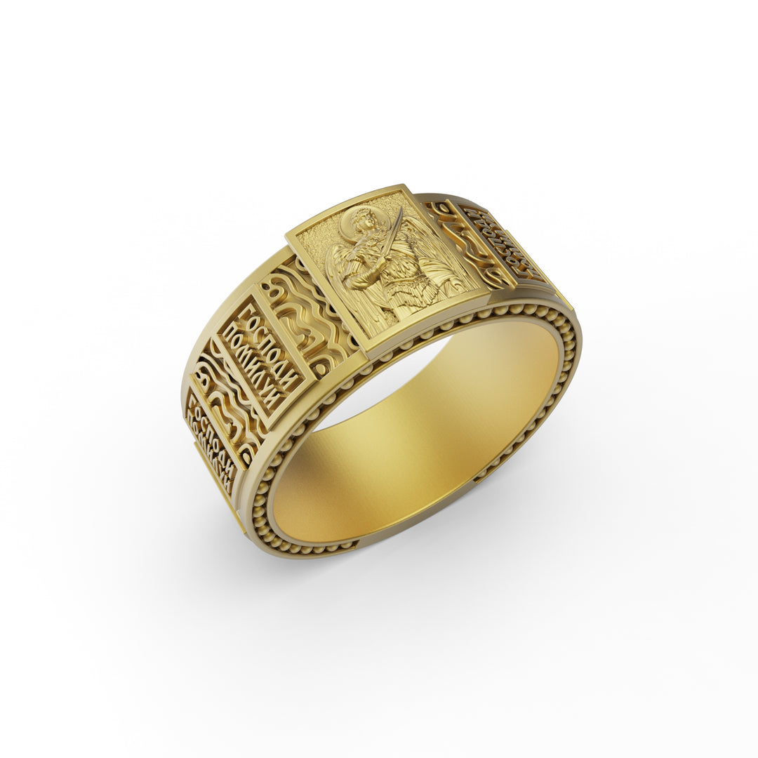 Saint Archangel Band Ring v3