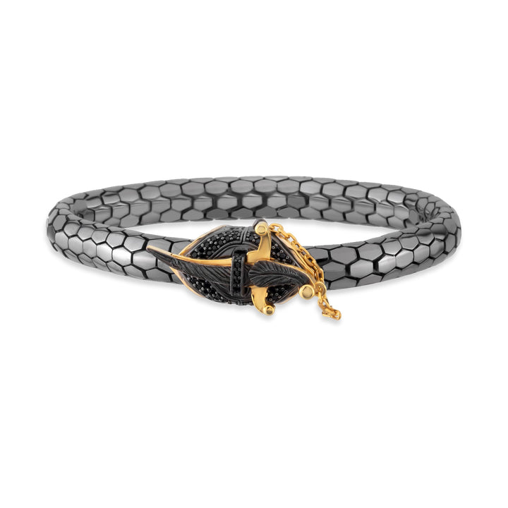 Warrior’s Gear Black Silver Bracelet