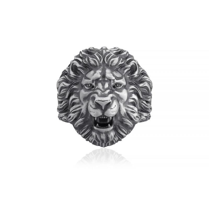 Angry Lion Face Ring