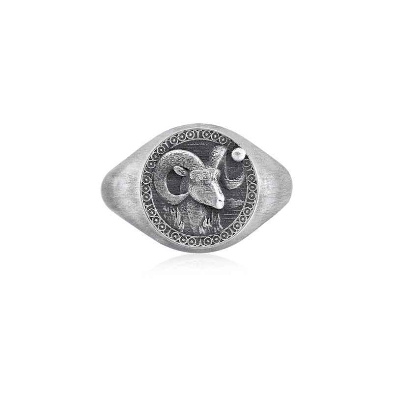 Aries Zodiac Ring