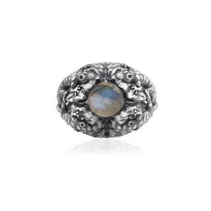 Camaleonte Labradorite Ring top view
