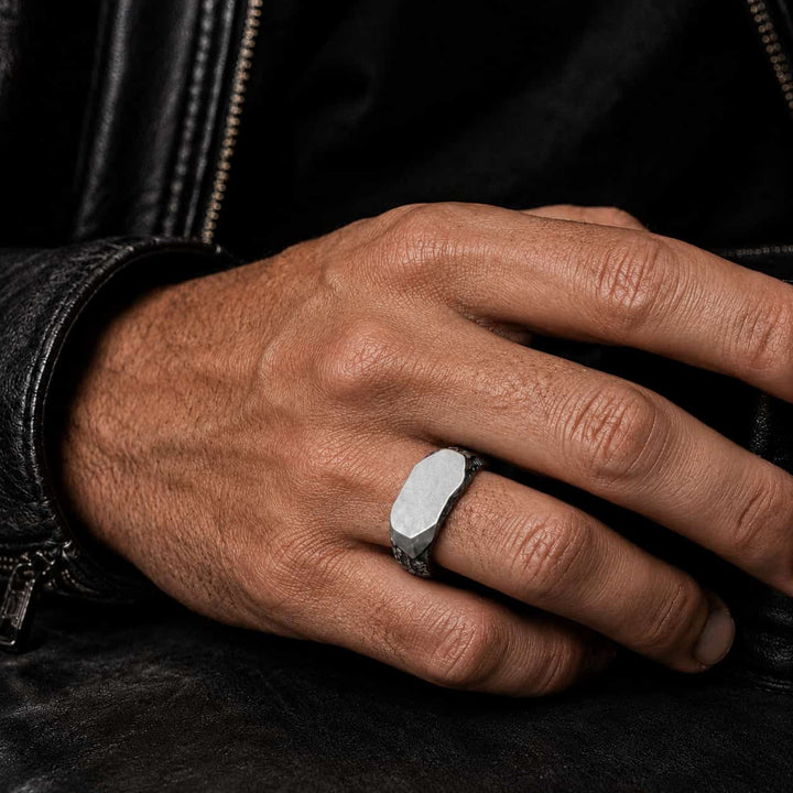 Cosmic Meteorite Signet Ring