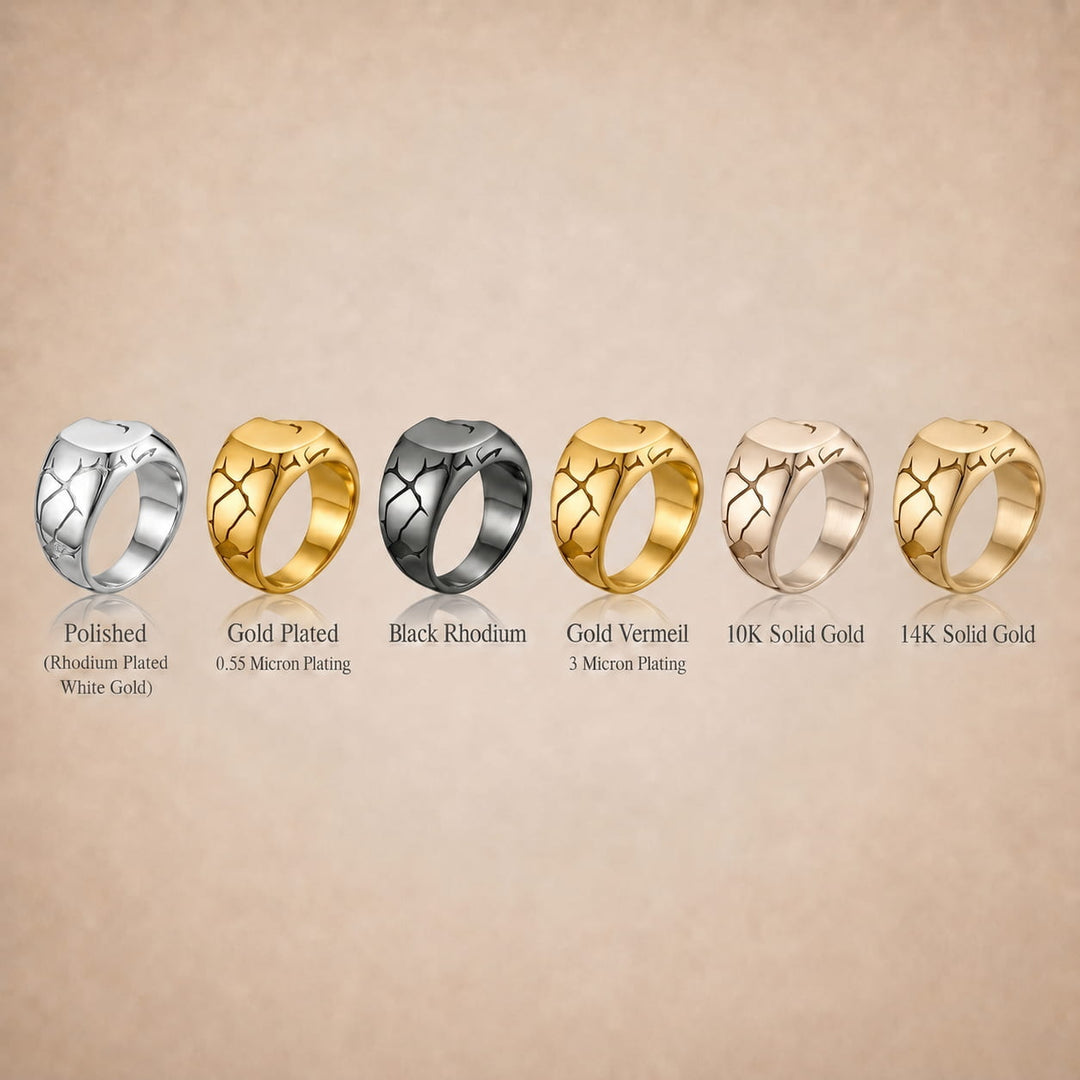 Terra Fissure Signet Ring