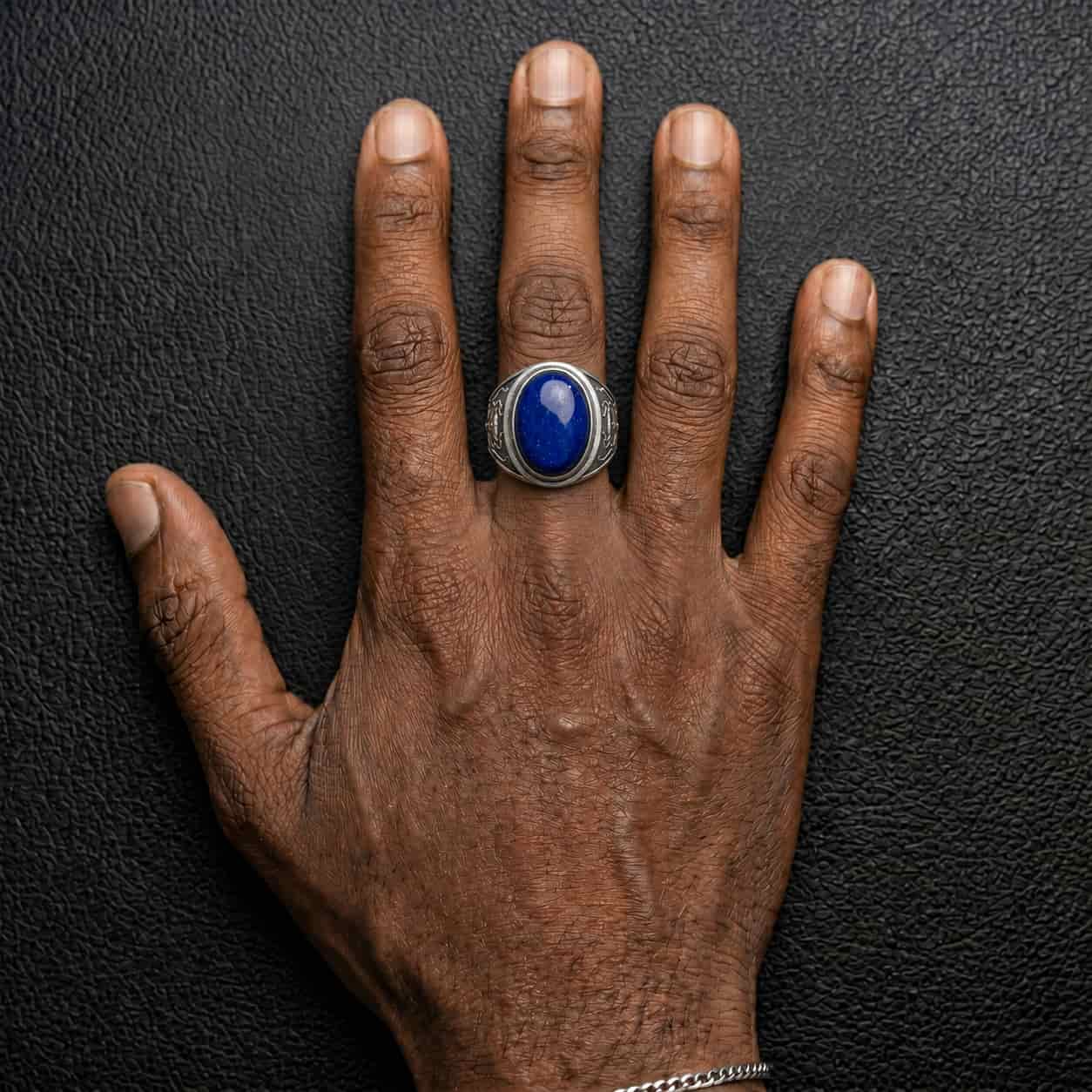 Pirate Octopus Lapis Ring