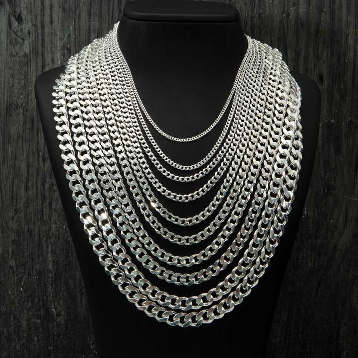 Curb Chain Necklace different sizes