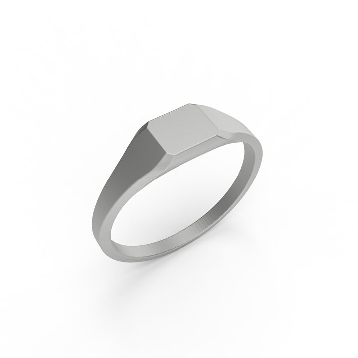 Thin Signet Ring