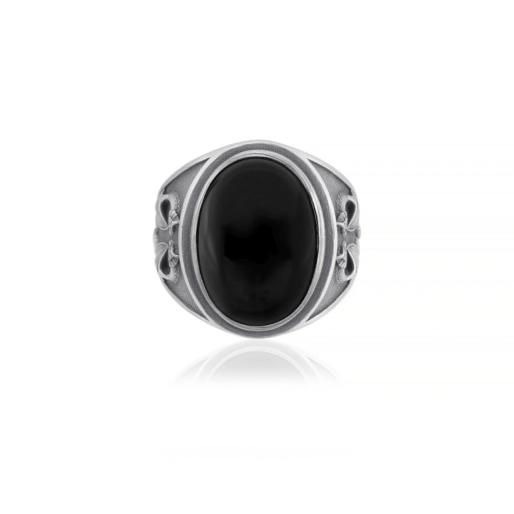 dragons onyx ring top view