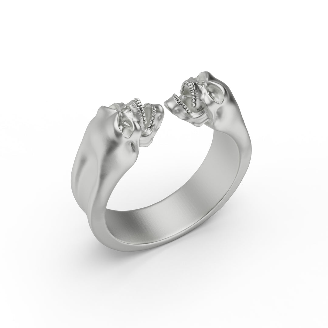 Double Skull Ring