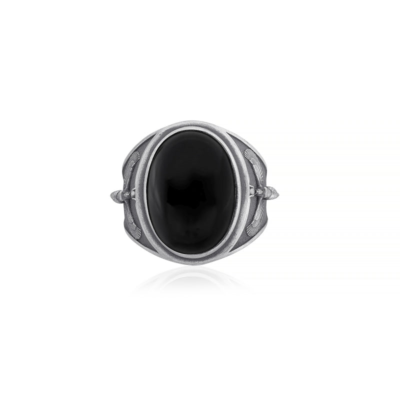 Goddess Isis Onyx ring