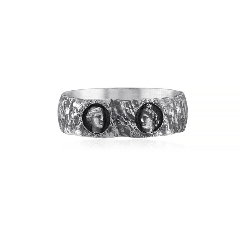 Greek Silhouettes Ring side view