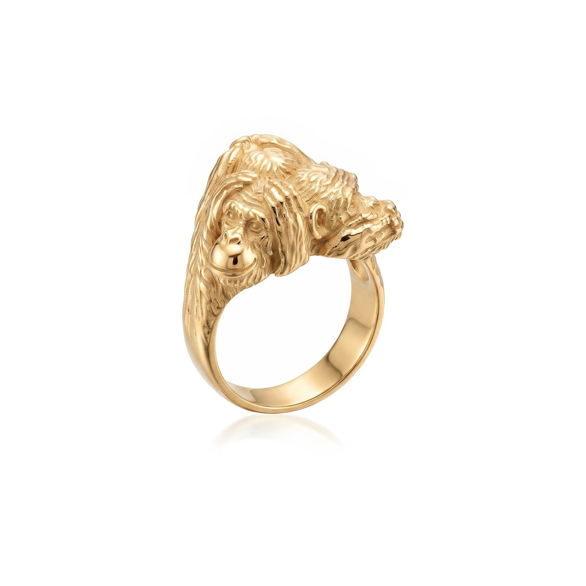 No See No Hear No Speak Evil Ring
