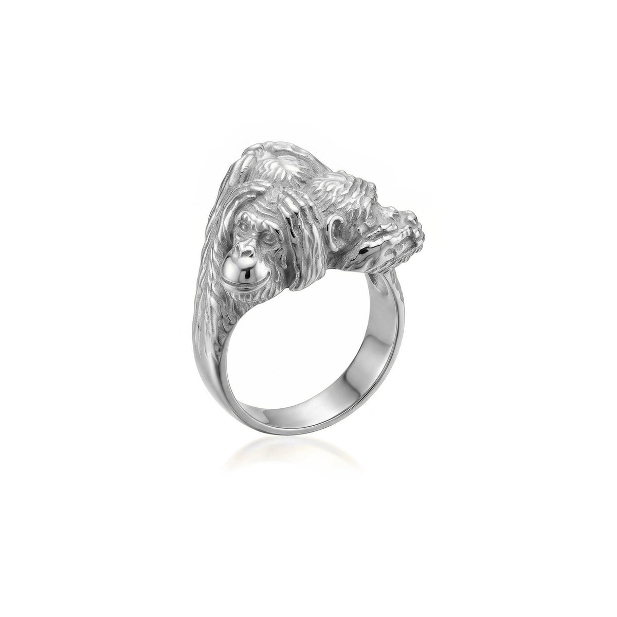 No See No Hear No Speak Evil Ring