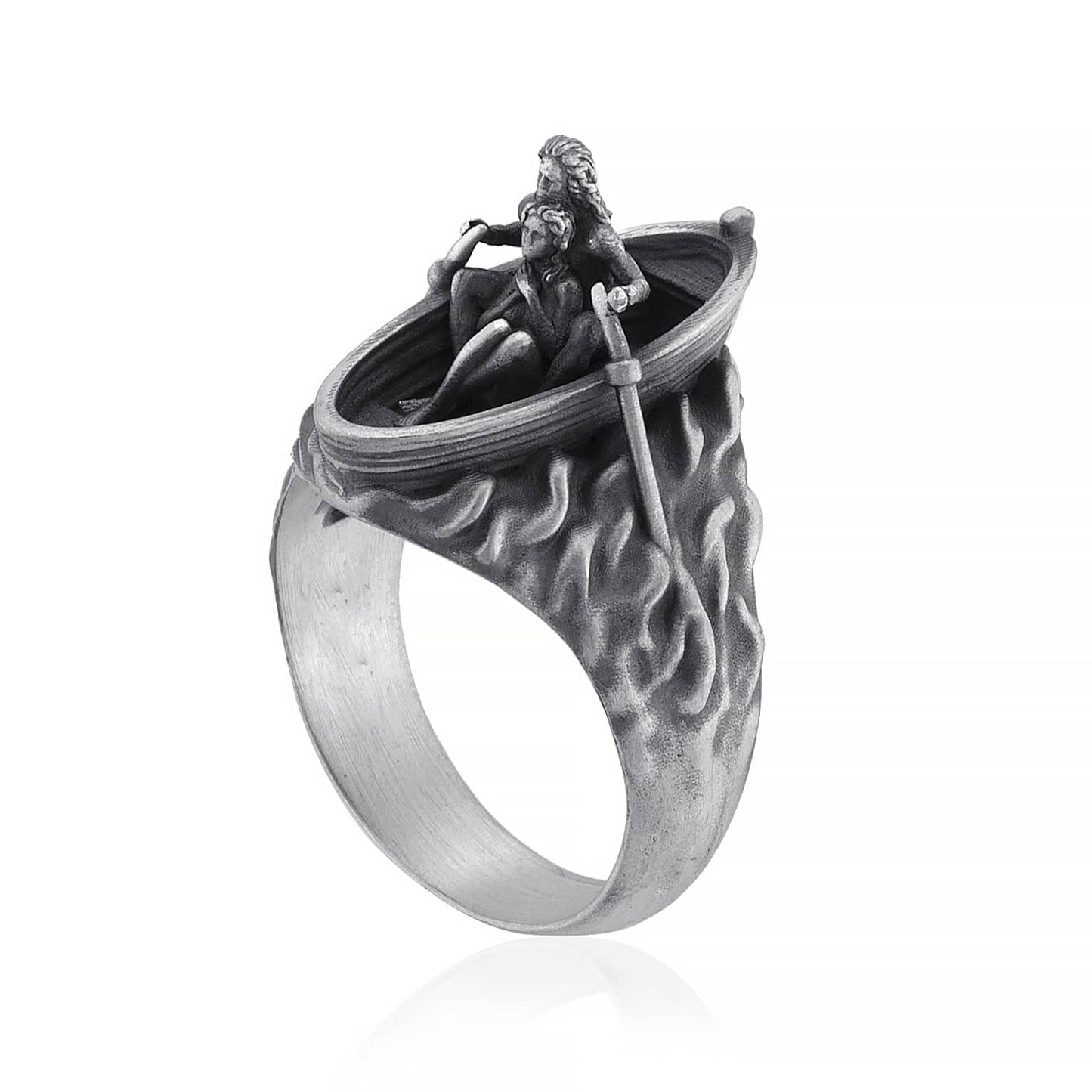 925 Sterling Silver Oxidized