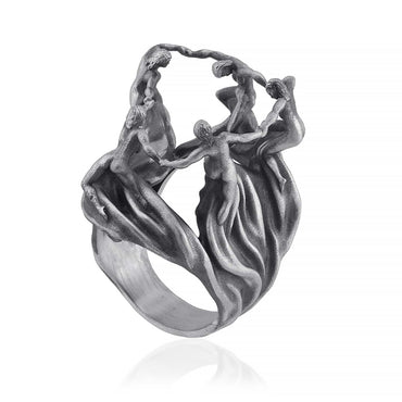 925 Sterling Silver Oxidized