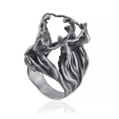 925 Sterling Silver Oxidized