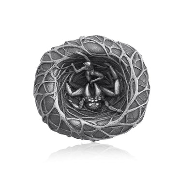 925 Sterling Silver Oxidized
