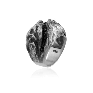 925 Sterling Silver Oxidized