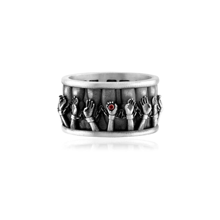 925 Sterling Silver Oxidized