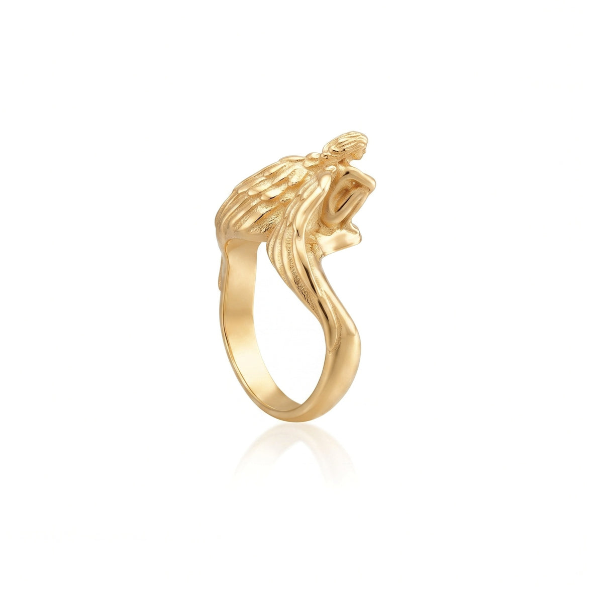 Winged Solitude Ring