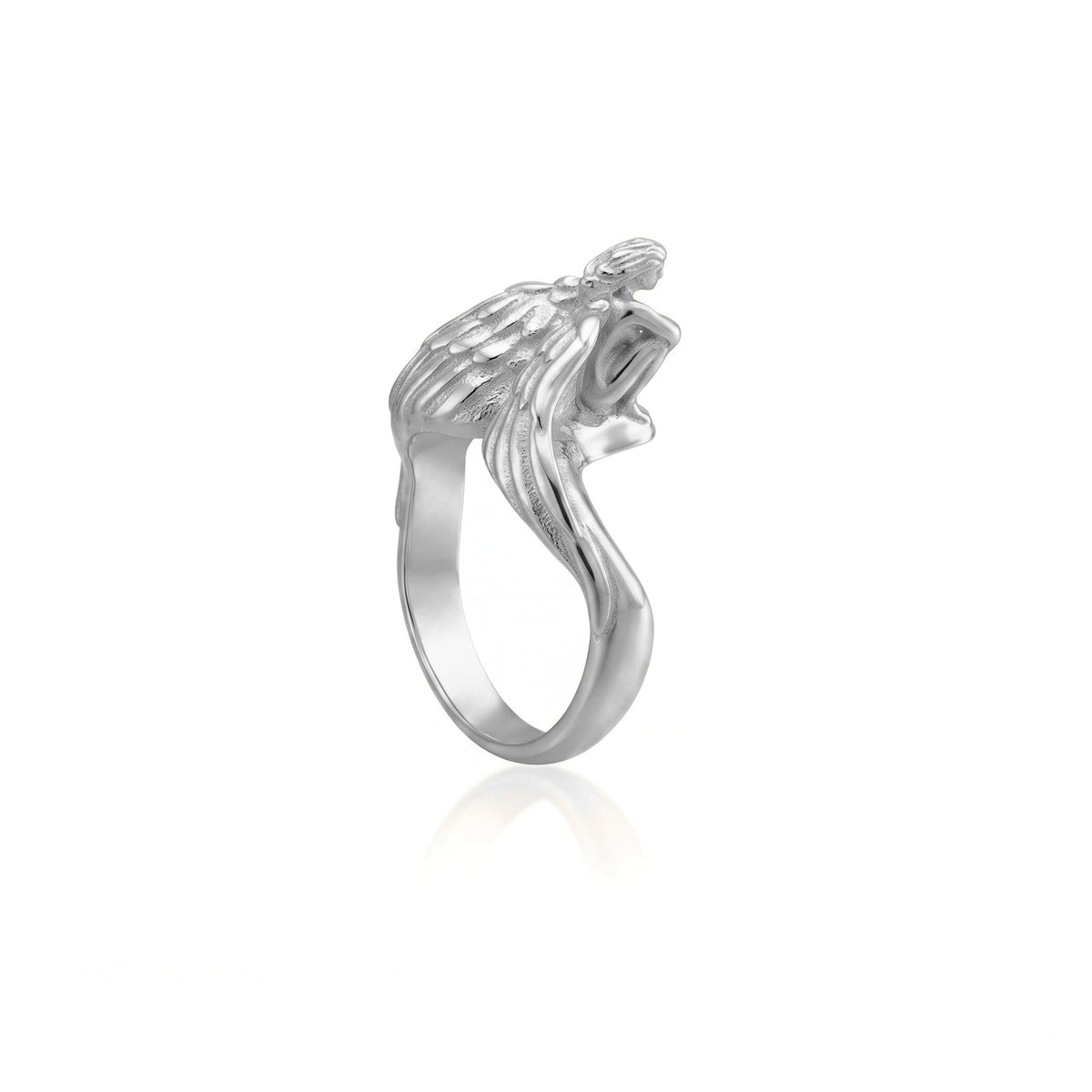 Winged Solitude Ring