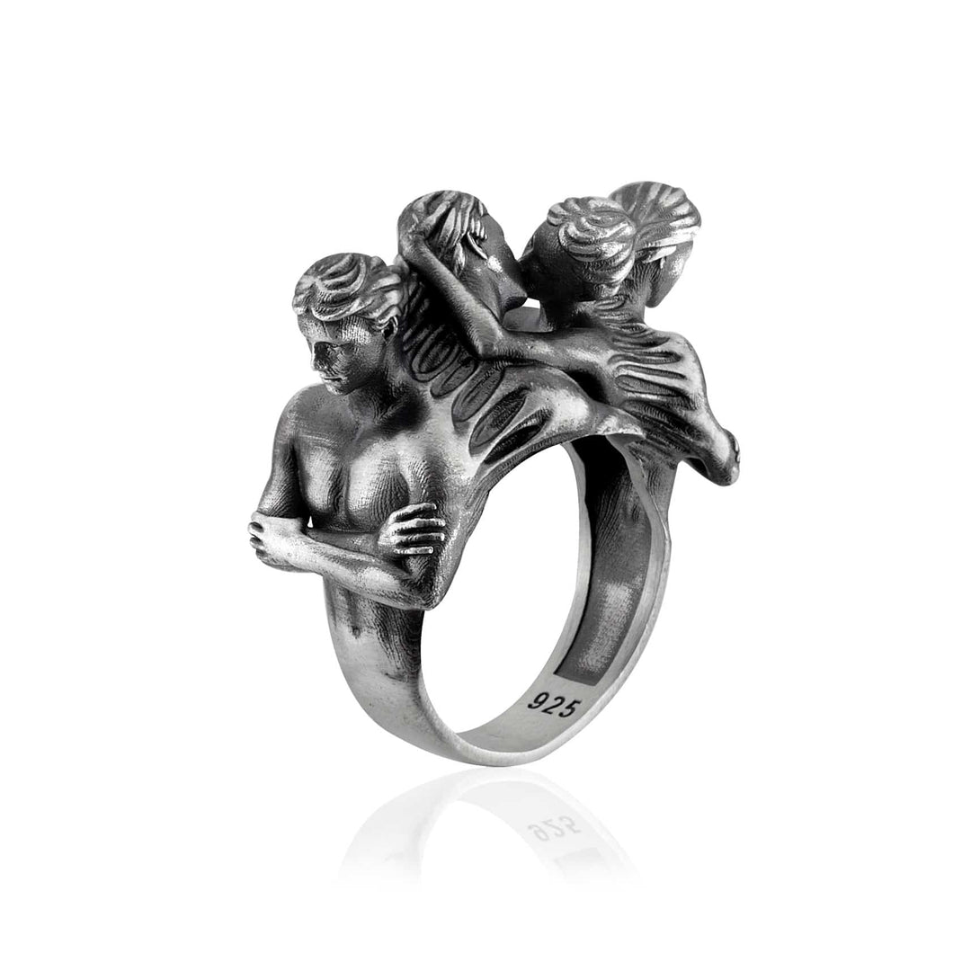 925 Sterling Silver Oxidized