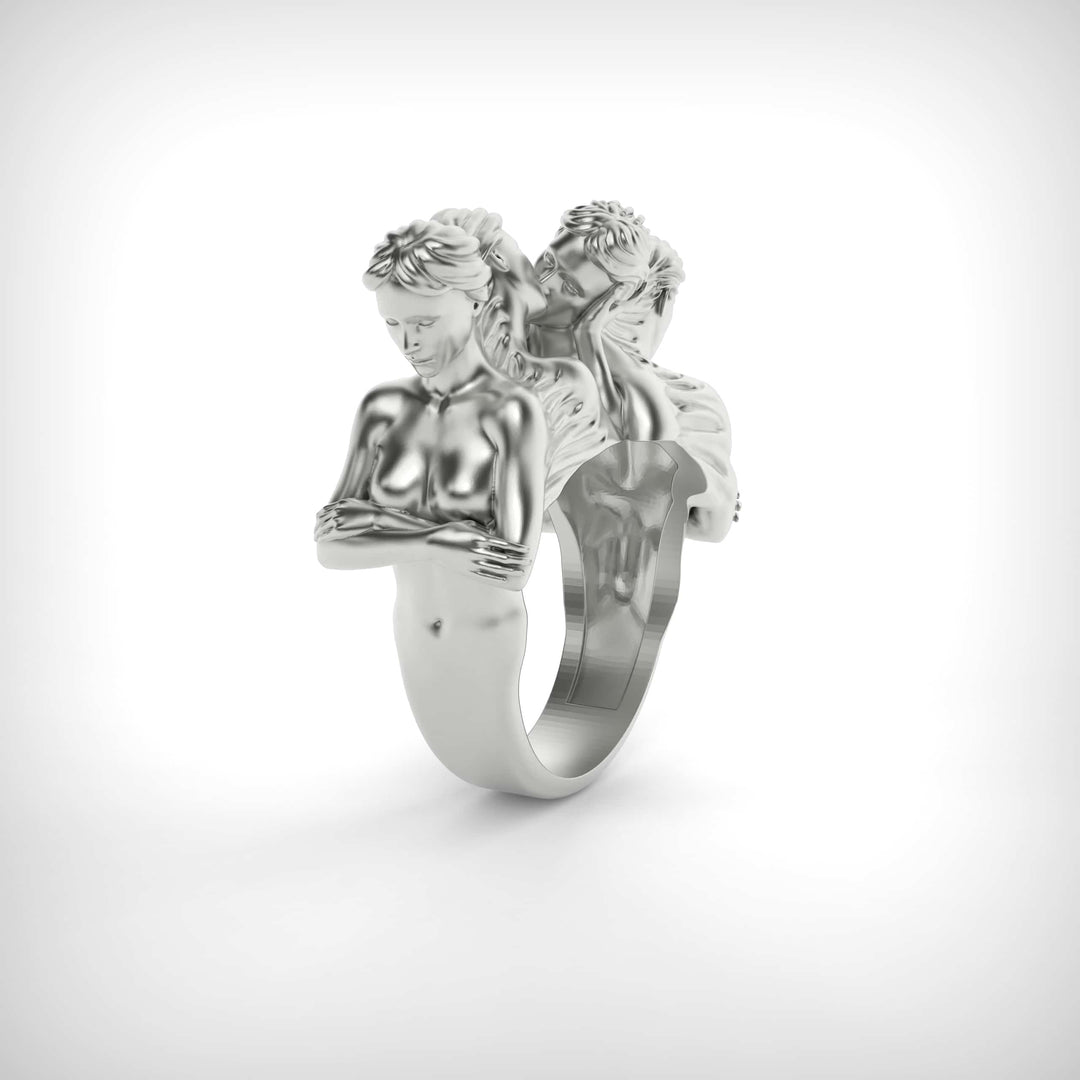 Kiss and Silence Ring