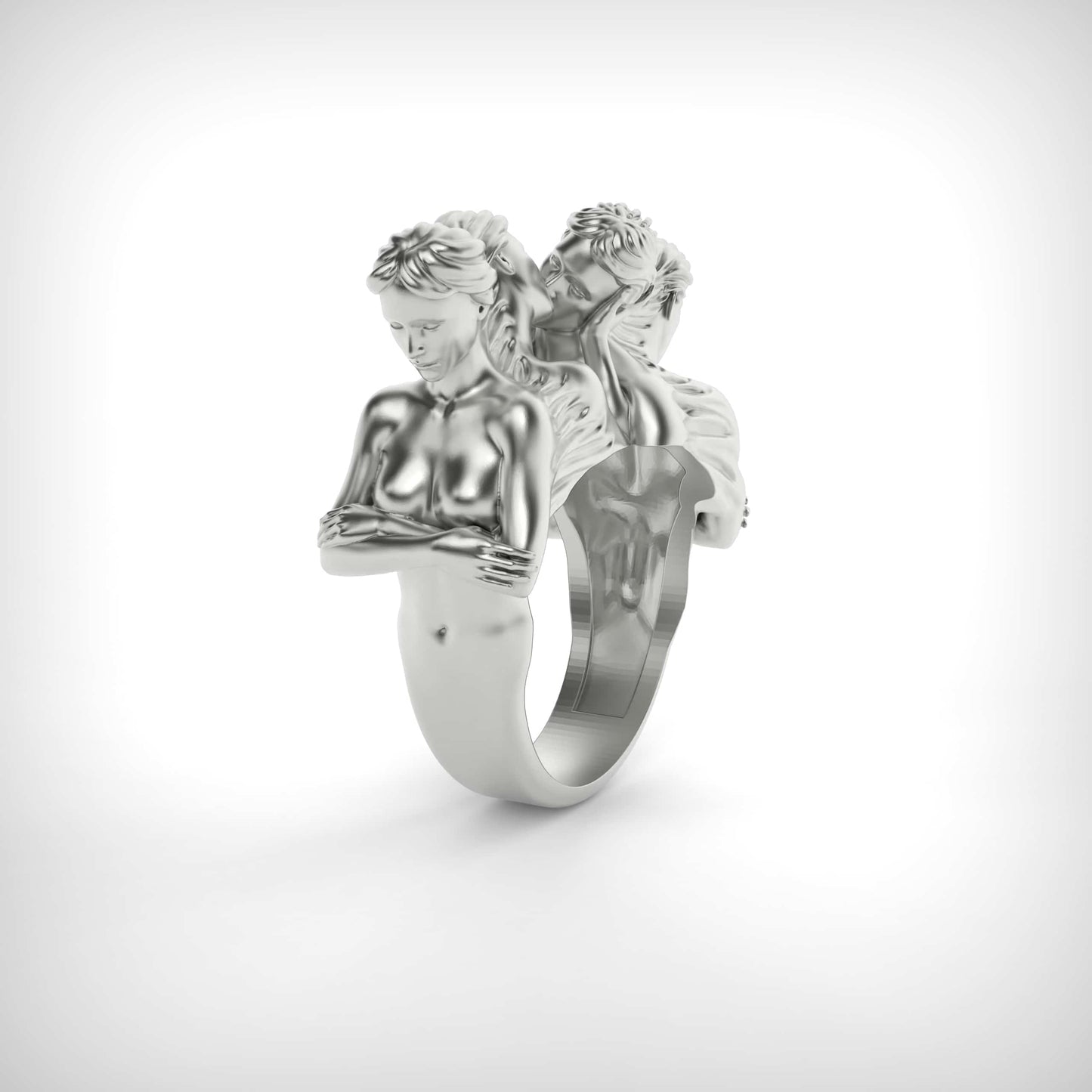 Kiss and Silence Ring