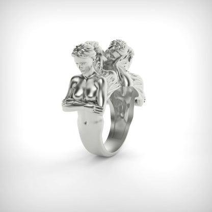 Kiss and Silence Ring