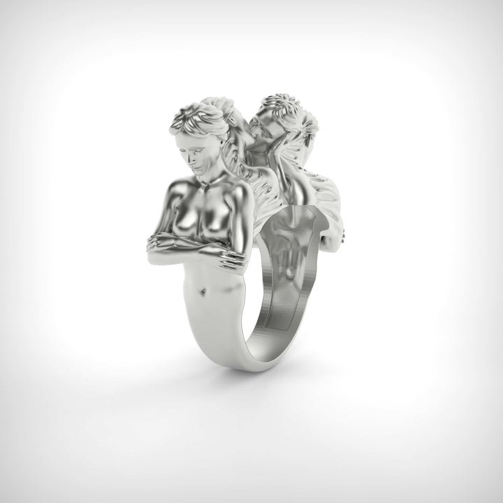 Kiss and Silence Ring