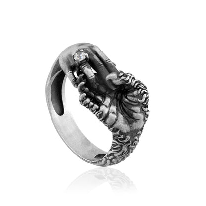 925 Sterling Silver Oxidized