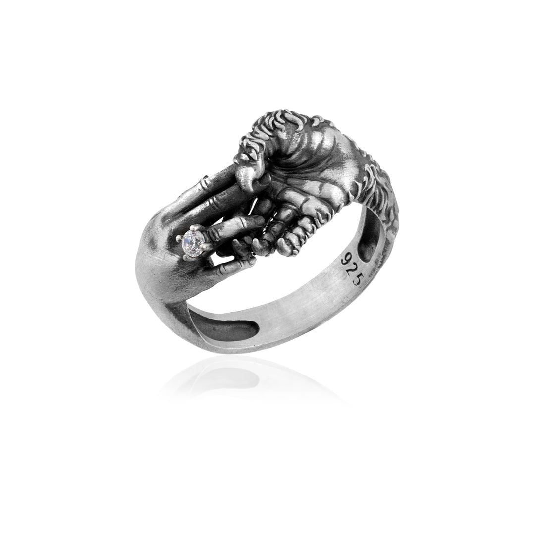 Beauty the Beast Hand Ring