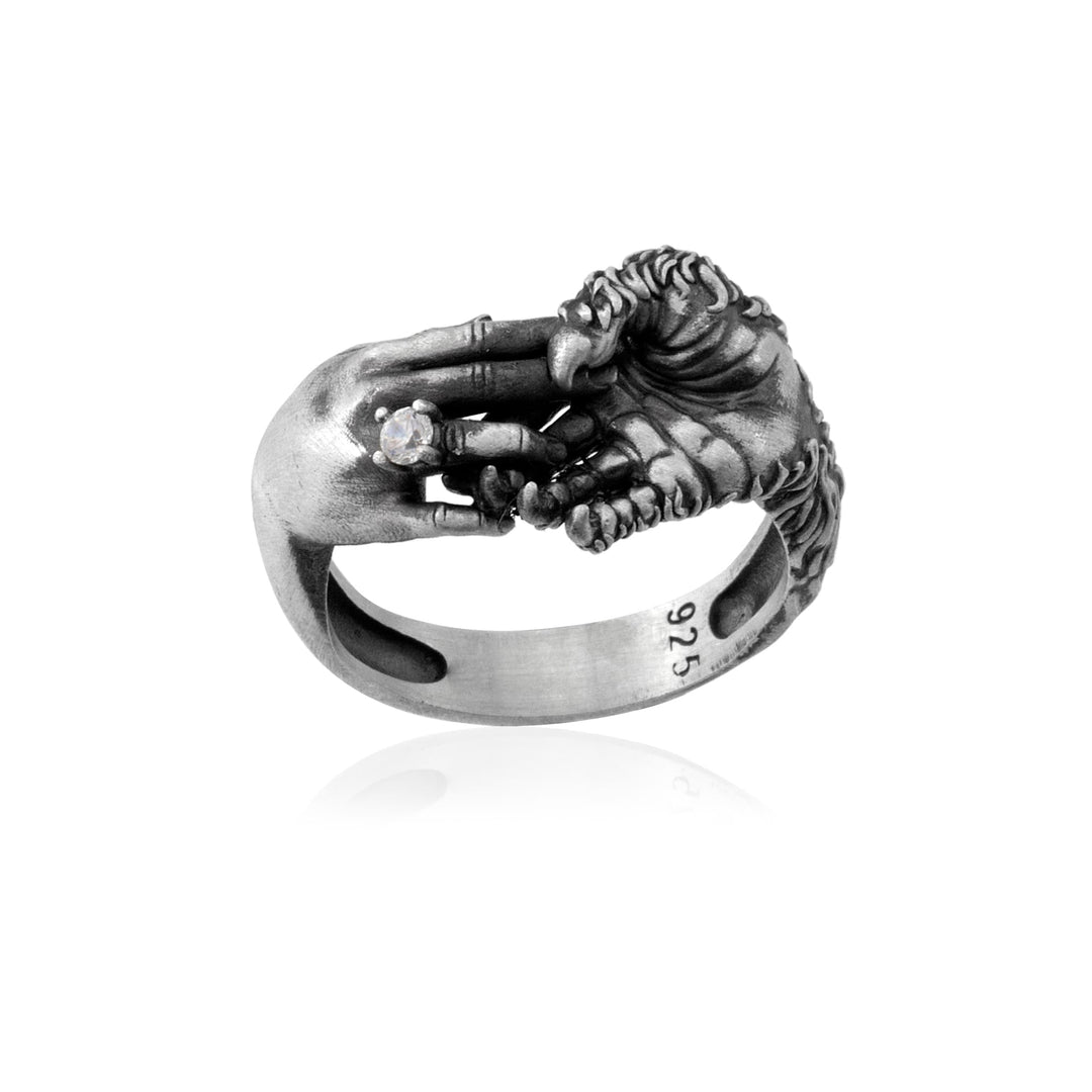 Beauty the Beast Hand Ring