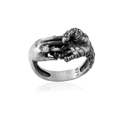 Beauty the Beast Hand Ring