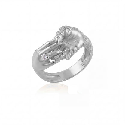 Beauty the Beast Hand Ring