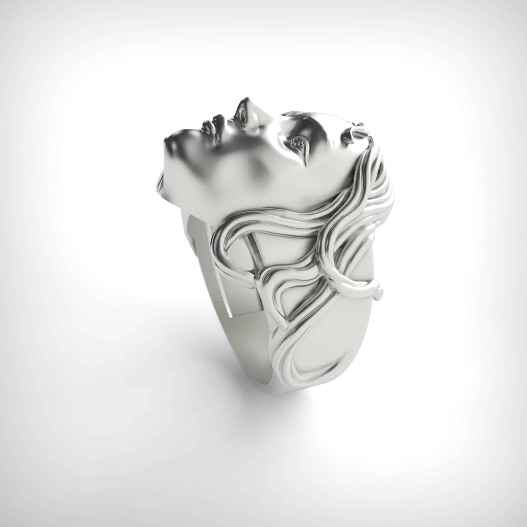 Life and Death Mask Ring