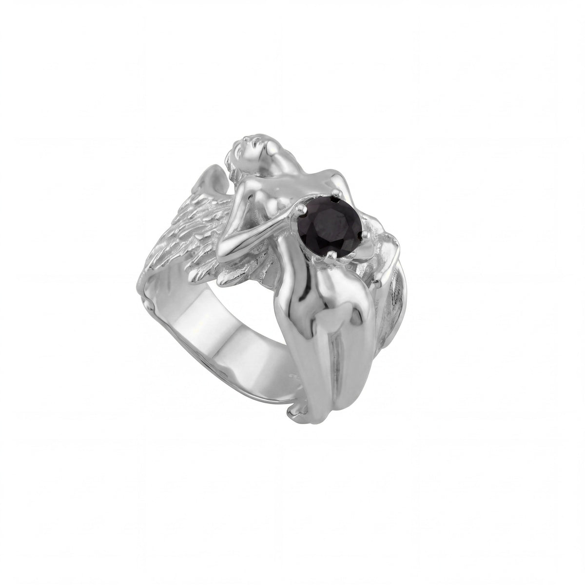 Fallen Angel Onyx Stone Ring