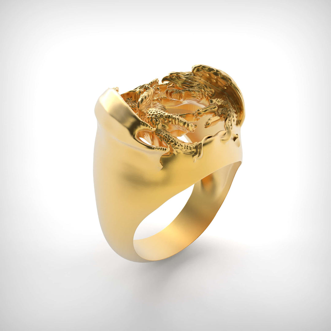 Dragon Gryphon Clash Ring