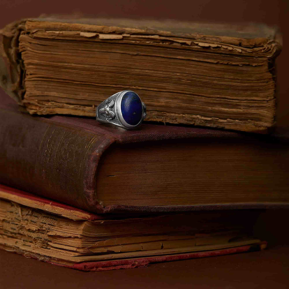 Aries Lapis Gemstone Ring