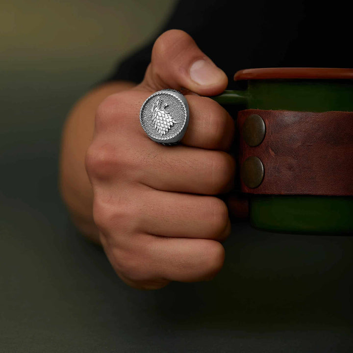 Game Of Thrones Stark Wolf Claw Ring