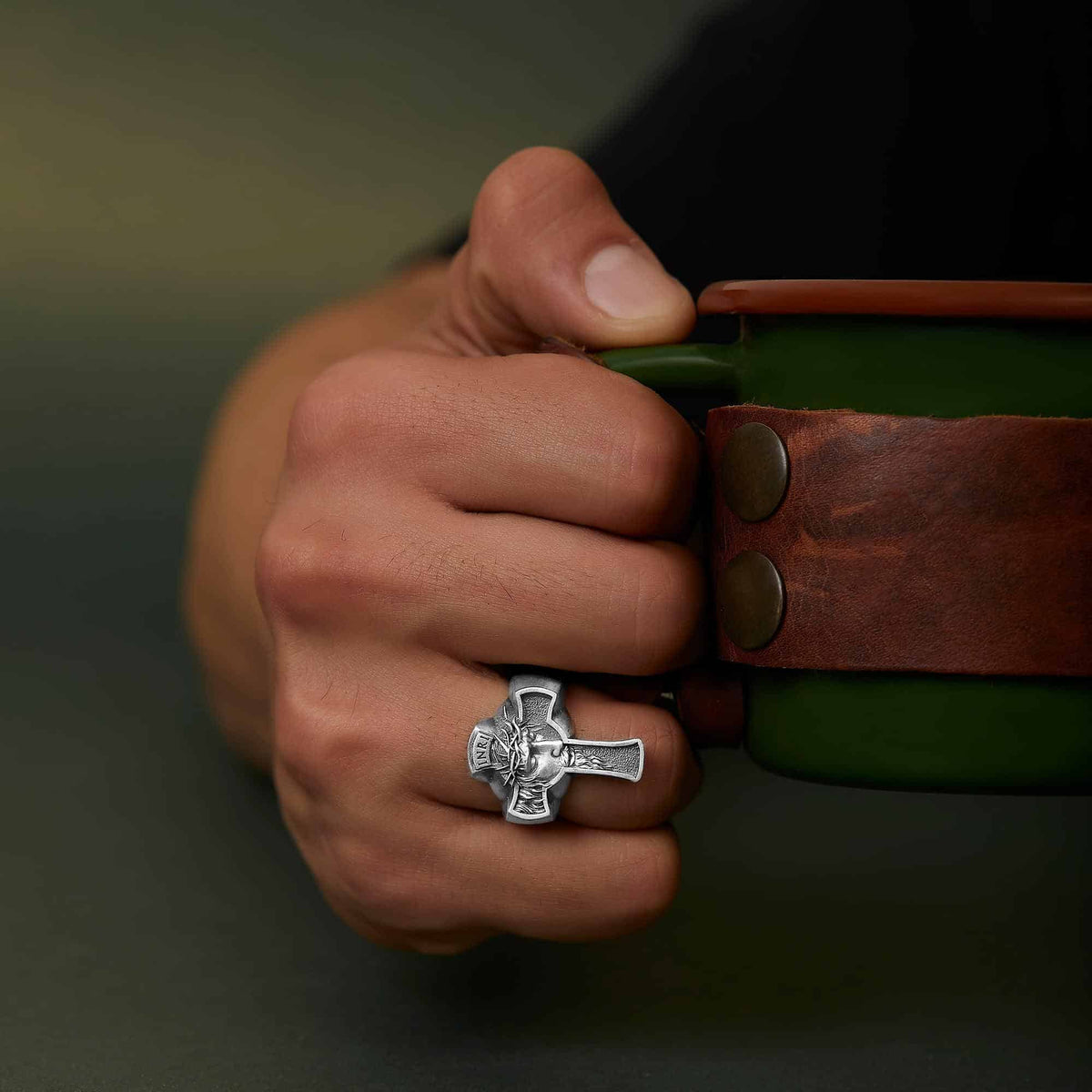 Jesus Cross Ring