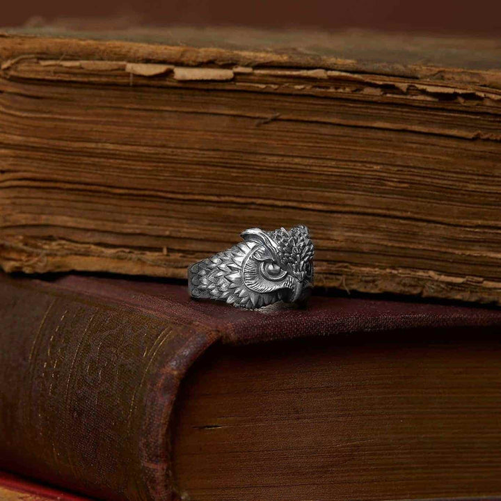 Owl Head Ring