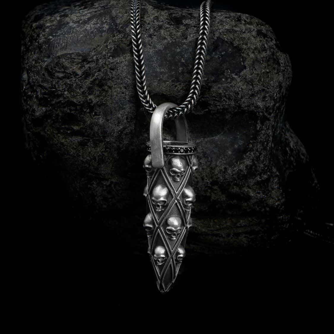 Bullet Skull Necklace