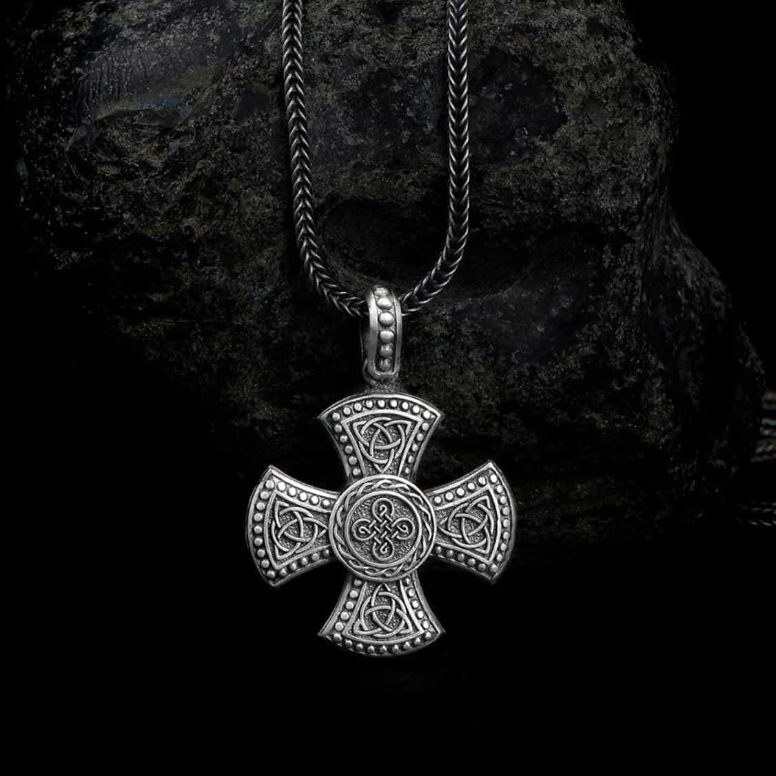 Celtic Cross Square Necklace