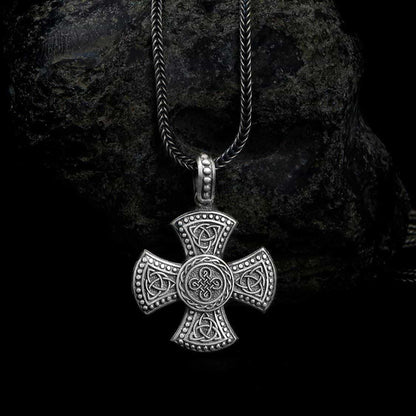 Celtic Cross Square Necklace